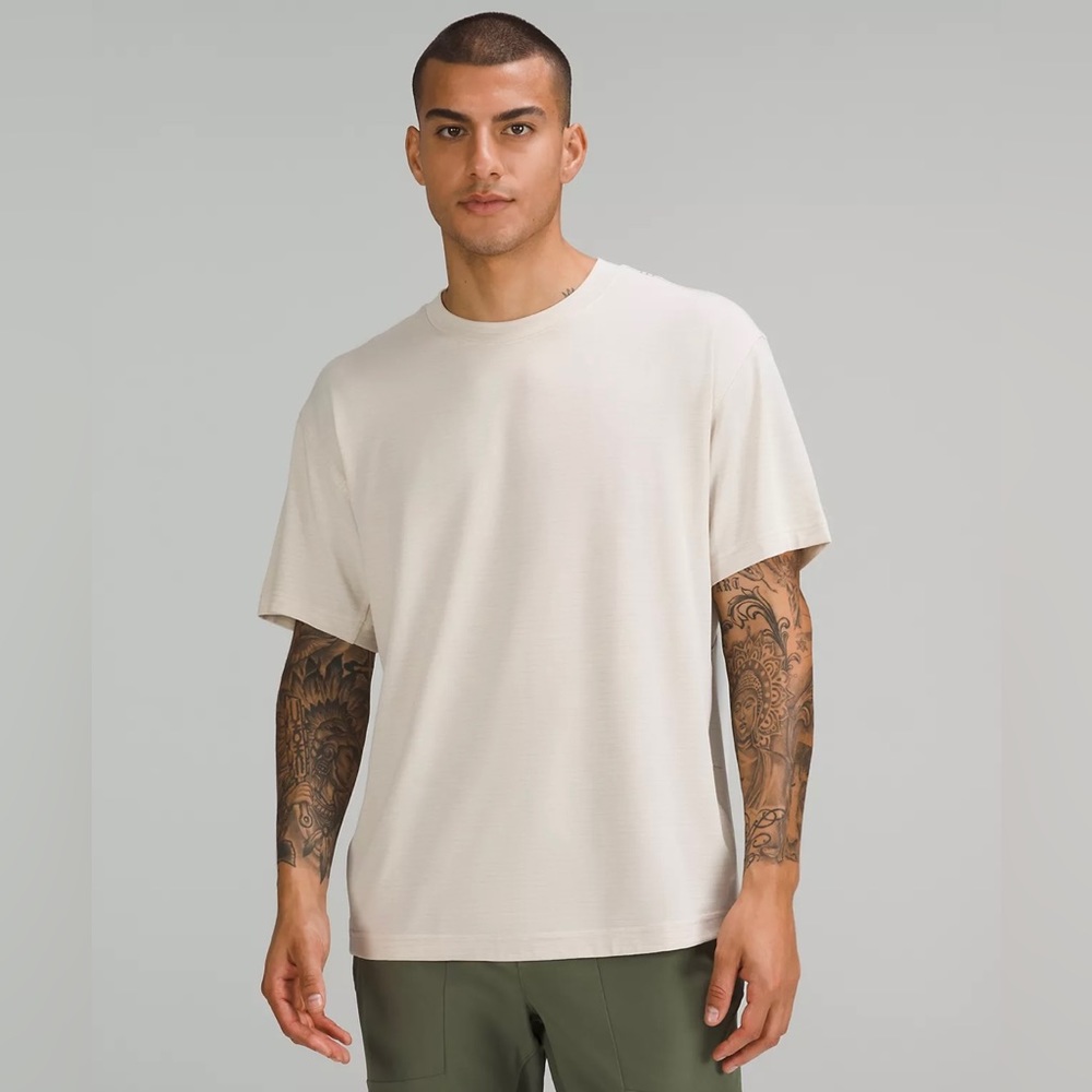 Heavyweight Cream Crepe Short Sleeve